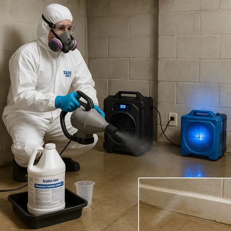 Sanitization and Odor Removal process in Bridgeport, OH