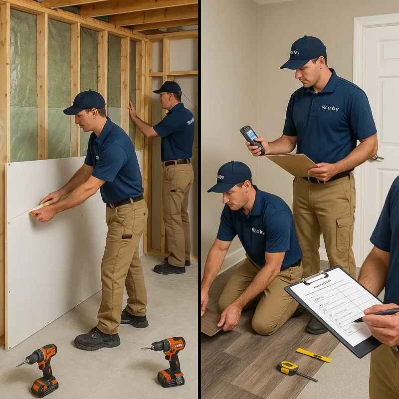 Repairs and Reconstruction process in Bridgeport, OH